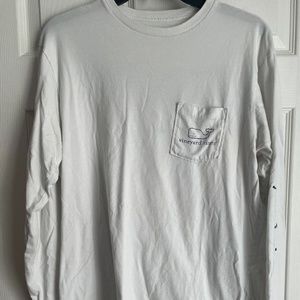 Men's Vineyard Vines white long sleeve shirt size S